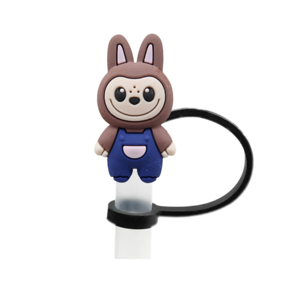 Wholesale 10pcs/pack  Cute cartoon-style straw cup cap